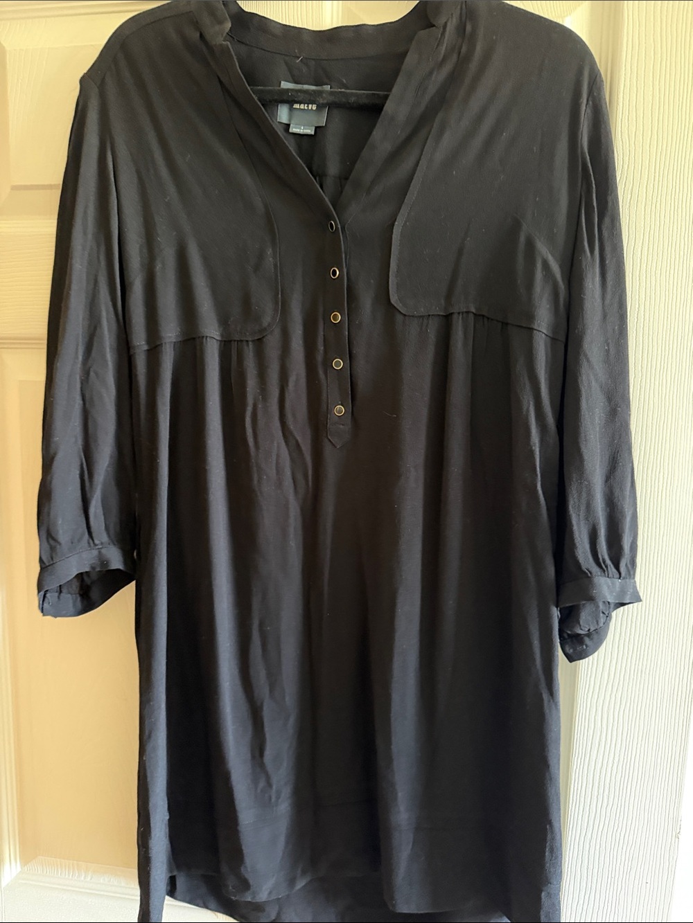 Maeve/Anthropologie black dress